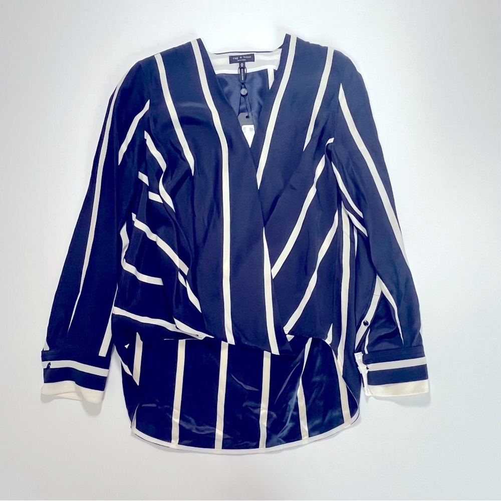 Rag & Bone woman’s striped blouse Top NWT